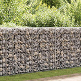vidaXL Schanskorf met deksels 100x30x30 cm gegalvaniseerd draad