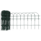 vidaXL Border Edging 10x0.4 m Powder-Coated Iron