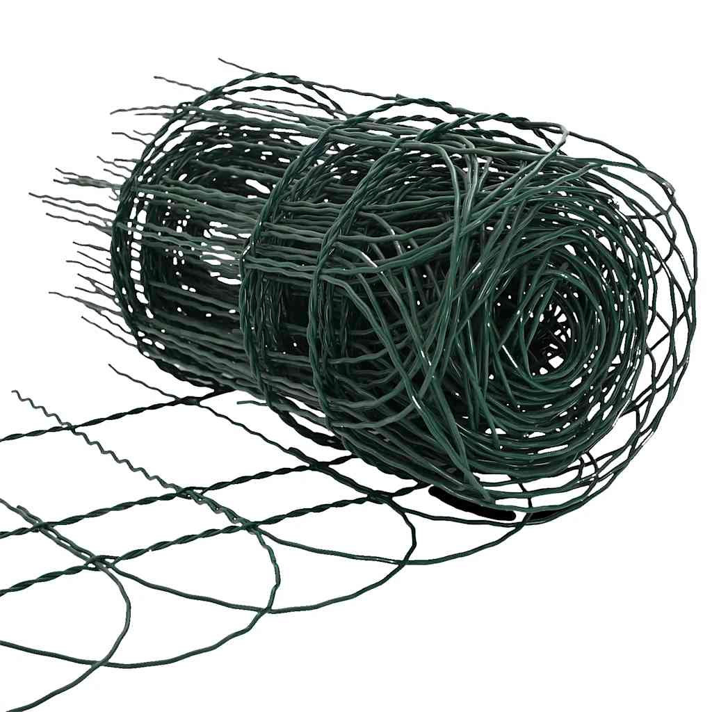 vidaXL Border Edging 10x0.4 m Powder-Coated Iron