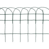 vidaXL Border Edging 10x0.4 m Powder-Coated Iron