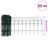 vidaXL Border Edging 10x0.4 m Powder-Coated Iron