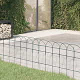vidaXL Border Edging 10x0.4 m Powder-Coated Iron