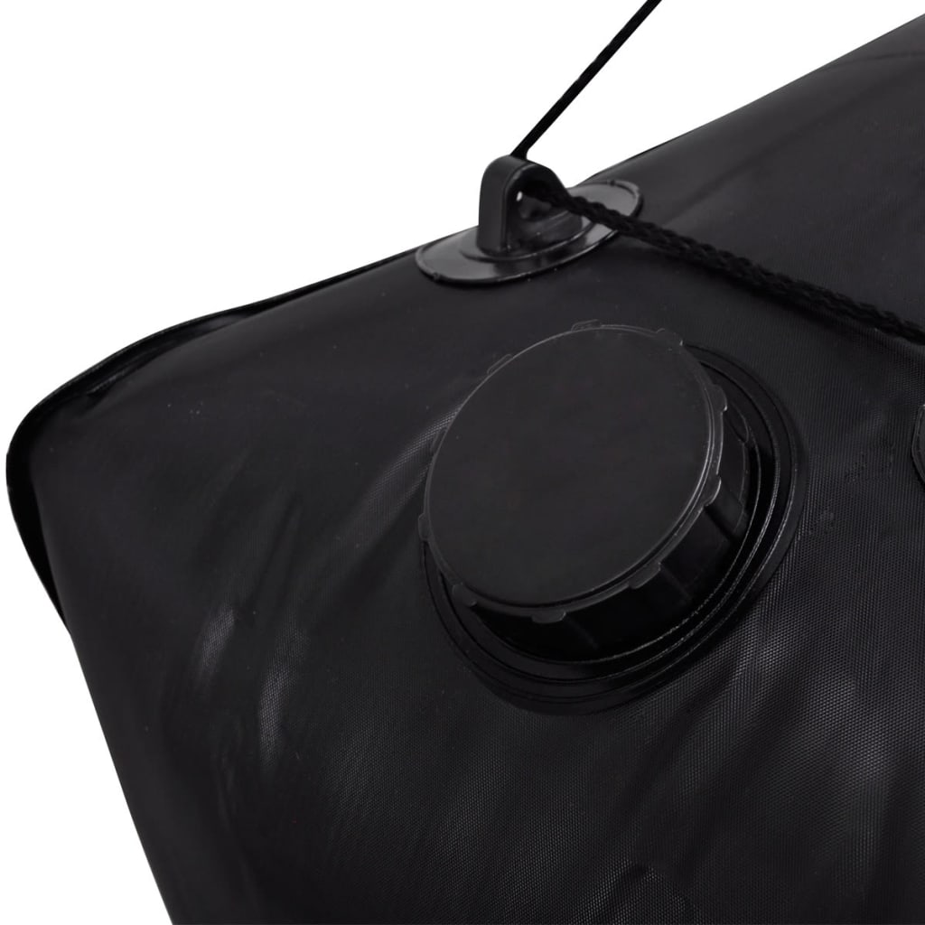 vidaXL Camping Showers 2 pcs solar 20 L
