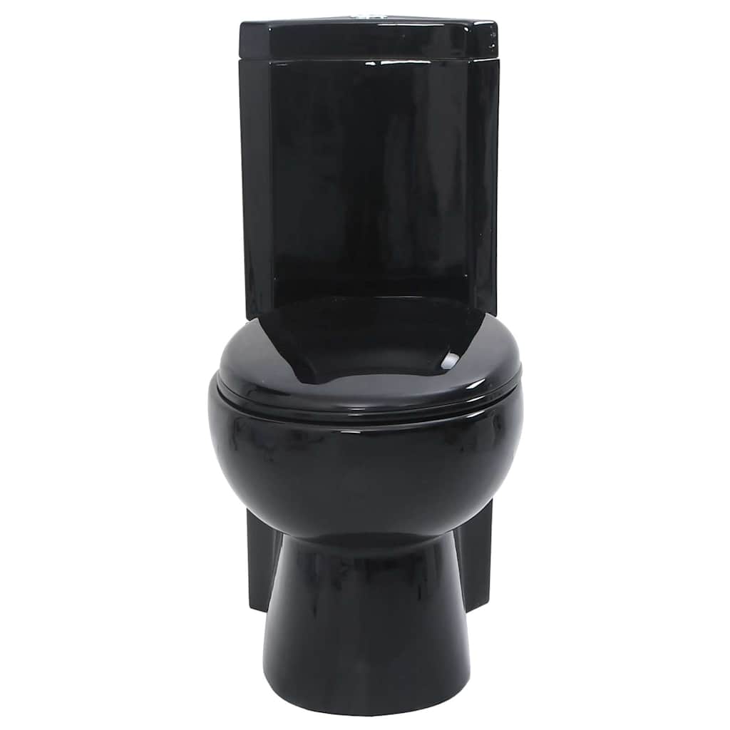 vidaXL Corner Toilet Ceramic White