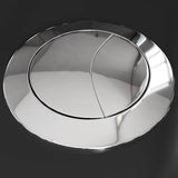 vidaXL Toilet round with bottom outlet ceramic black