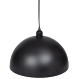 vidaXL Ceiling Lamps 2 pcs Height Adjustable Hemispherical Black