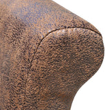 vidaXL Eetkamerstoelen 2 st kunstleer bruin