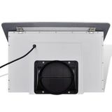 vidaXL Range Hood 600 mm Tempered Glass White