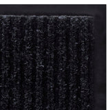 vidaXL Doormat 90x60 cm PVC black