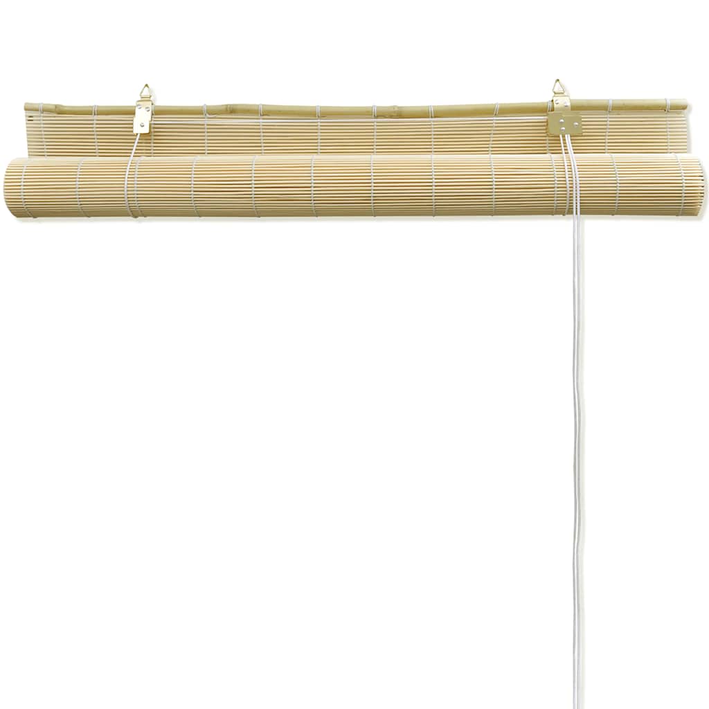 vidaXL Roller Blind 80x160 cm bamboo natural
