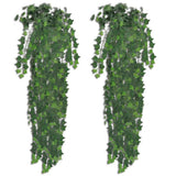 vidaXL Artificial Plants 2 pcs Ivy 90 cm Green