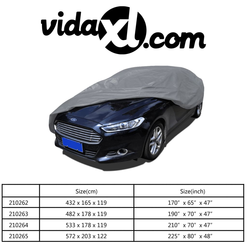 vidaXL Car Cover M non-woven fabric