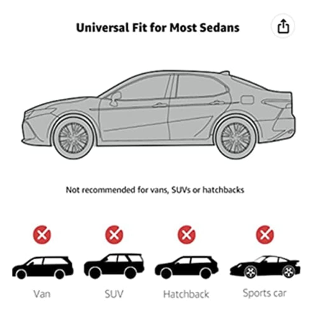 vidaXL Car Cover M non-woven fabric