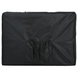 Massagetafel inklapbaar met aluminium frame (vier delen / blauw)