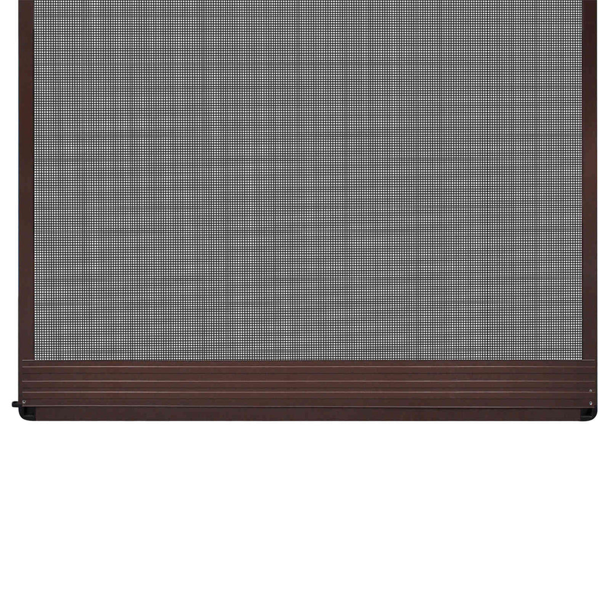 vidaXL Scharnierend Insectenscreen Wit en Zwart 100 x 215 cm