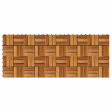 vidaXL Terras Tegel 10 pcs Bruin 30 x 30 cm Acaciahout