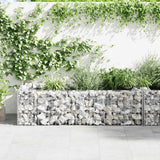 vidaXL Gabion Raised Garden Bed 180x90x50 cm Galvanised Steel