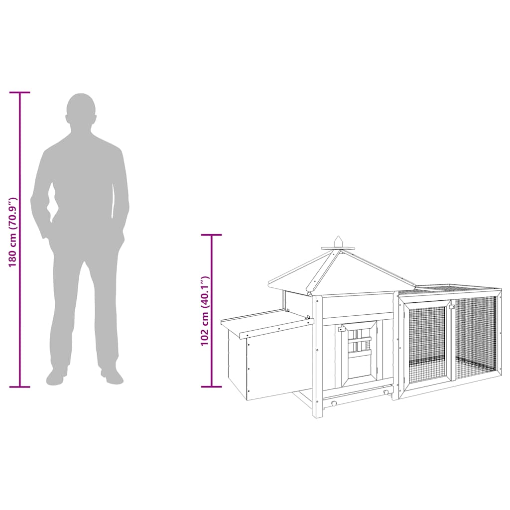 vidaXL Chicken Coop