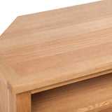 vidaXL TV Cabinet with Drawer 88x42x46 cm Solid Oak Wood