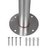 Letterbox on stainless steel stand
