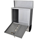 Letterbox on stainless steel stand