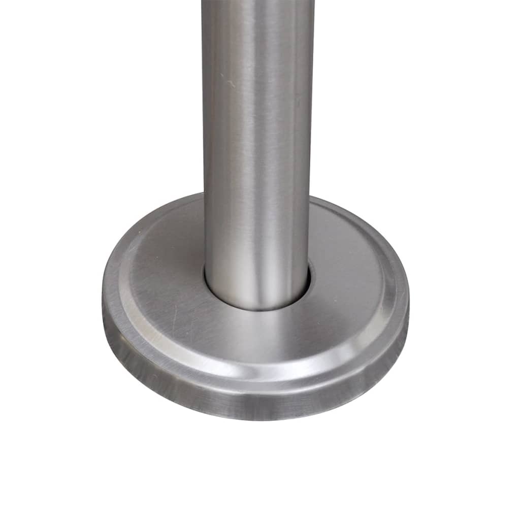 Letterbox on stainless steel stand