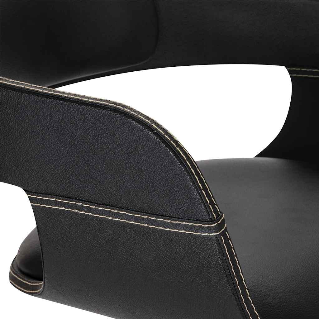 vidaXL Dining Chair Bentwood and Faux Leather