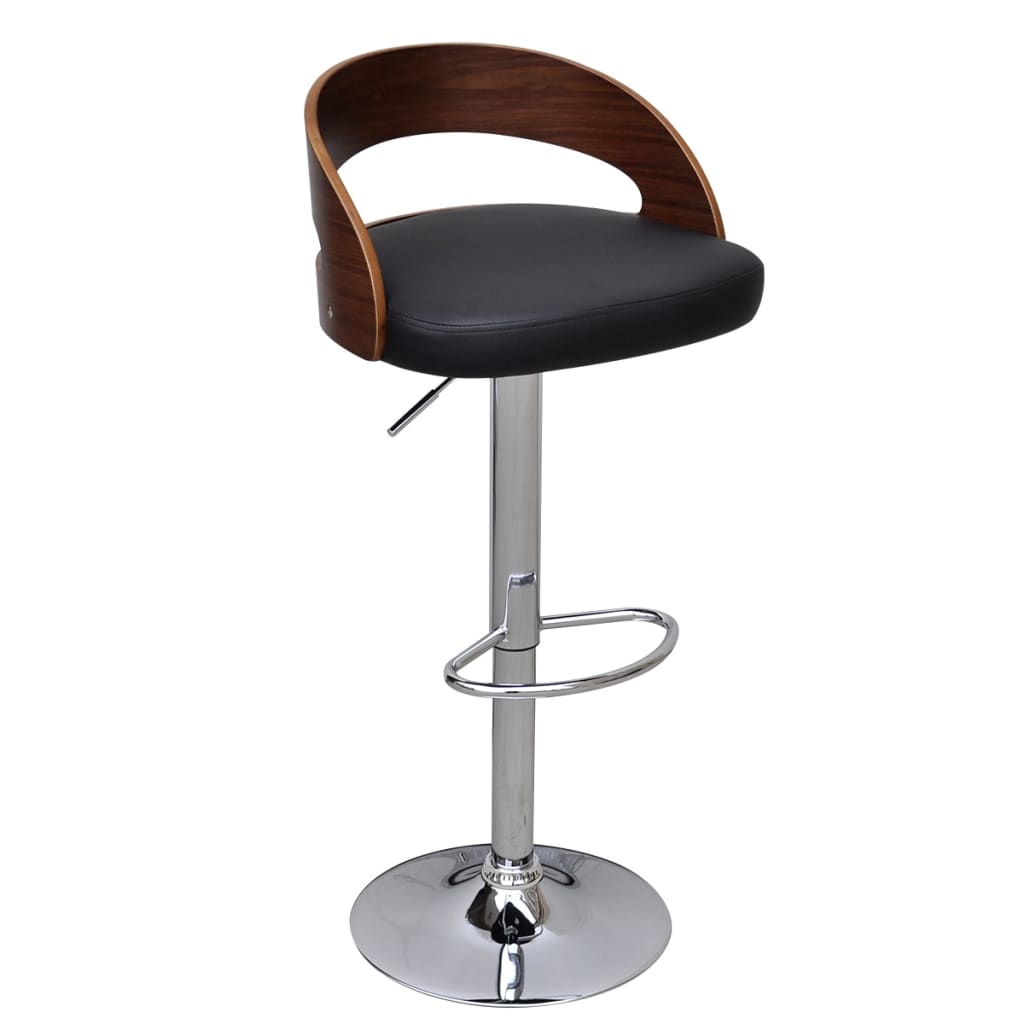 vidaXL Bar Stools 2 pcs Bentwood