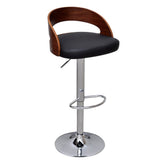 vidaXL Bar Stools 2 pcs Bentwood