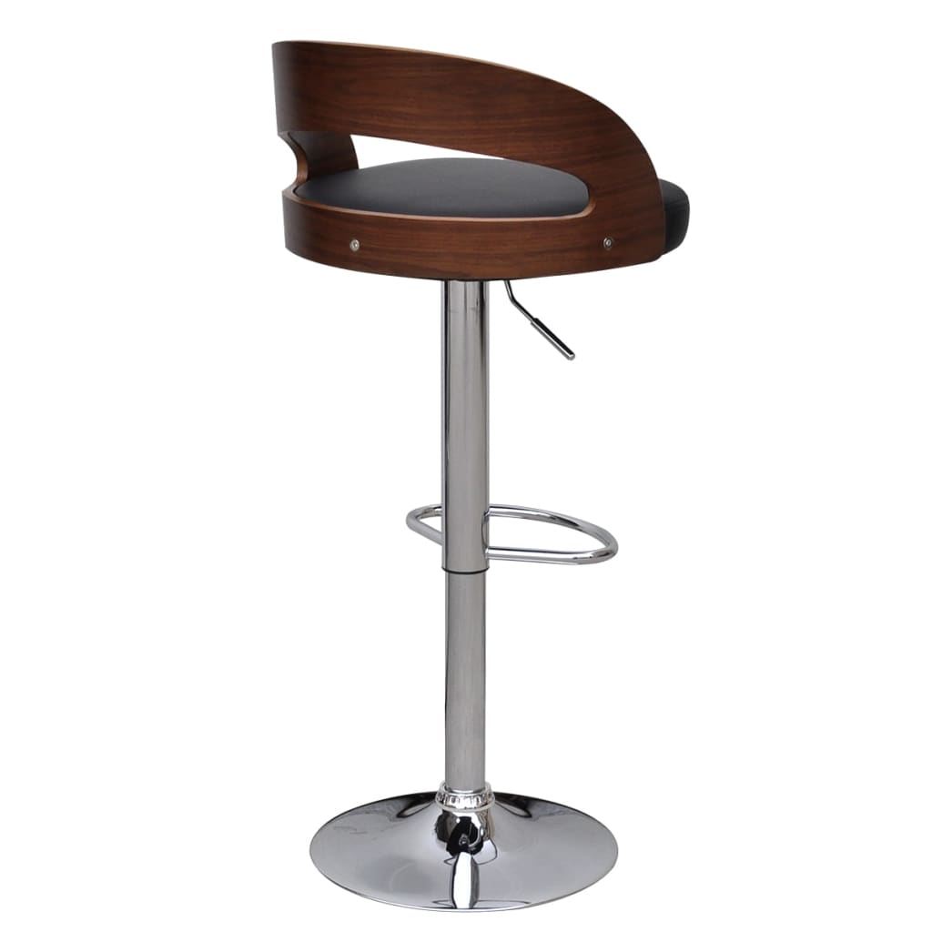 vidaXL Bar Stools 2 pcs Bentwood