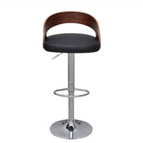 vidaXL Bar Stools 2 pcs Bentwood