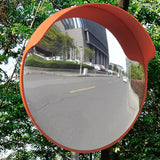 vidaXL Verkeersspiegel voor buiten 30 cm PC-kunststof zwart