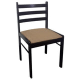 vidaXL Dining Chairs 2 pcs Solid Rubberwood and Velvet Brown