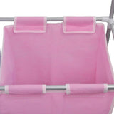 vidaXL Laundry Sorter 2-Compartment with Top Shelf for Drying