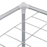 vidaXL Laundry Sorter 2-Compartment with Top Shelf for Drying