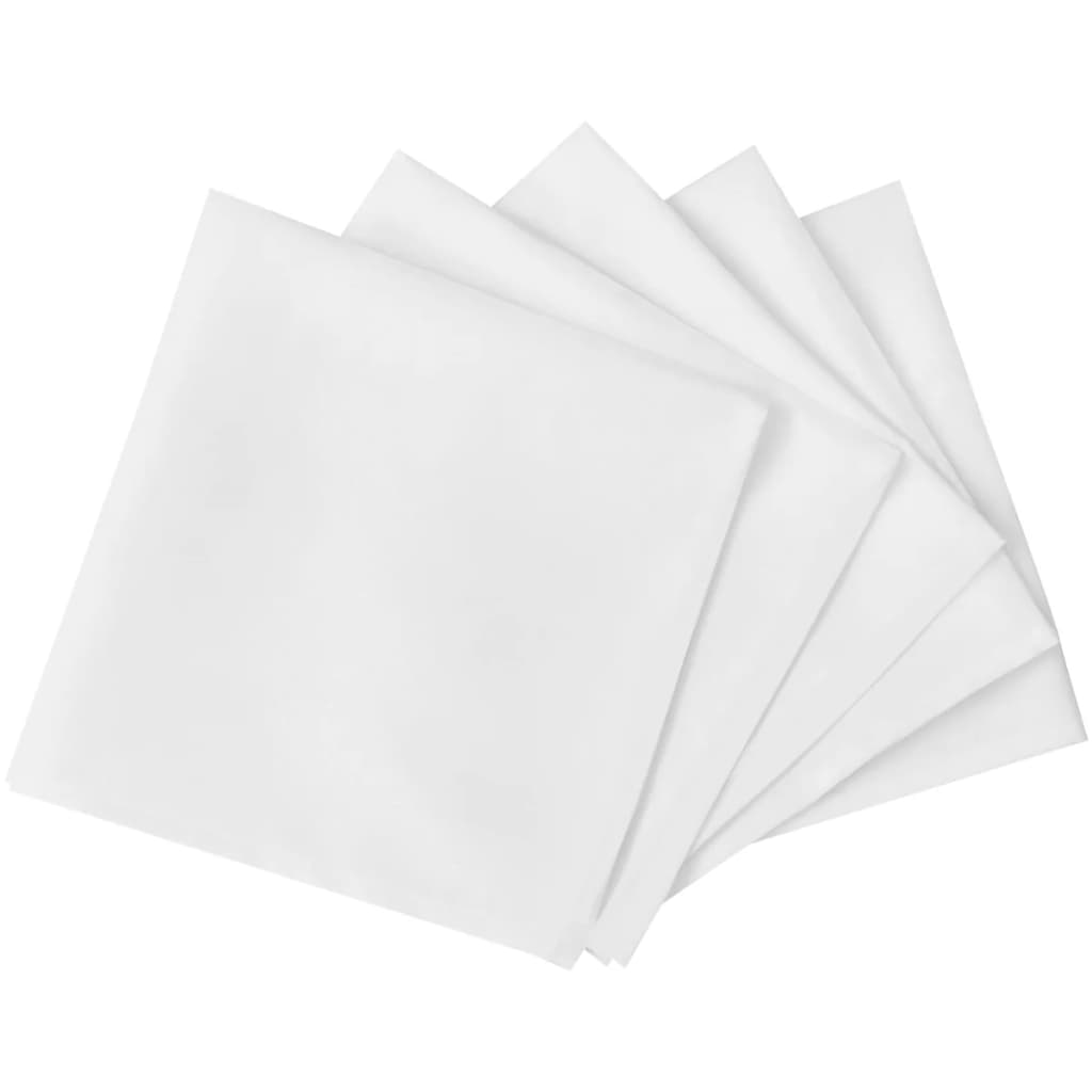 Servetten wit 10 stuks 50 x 50 cm
