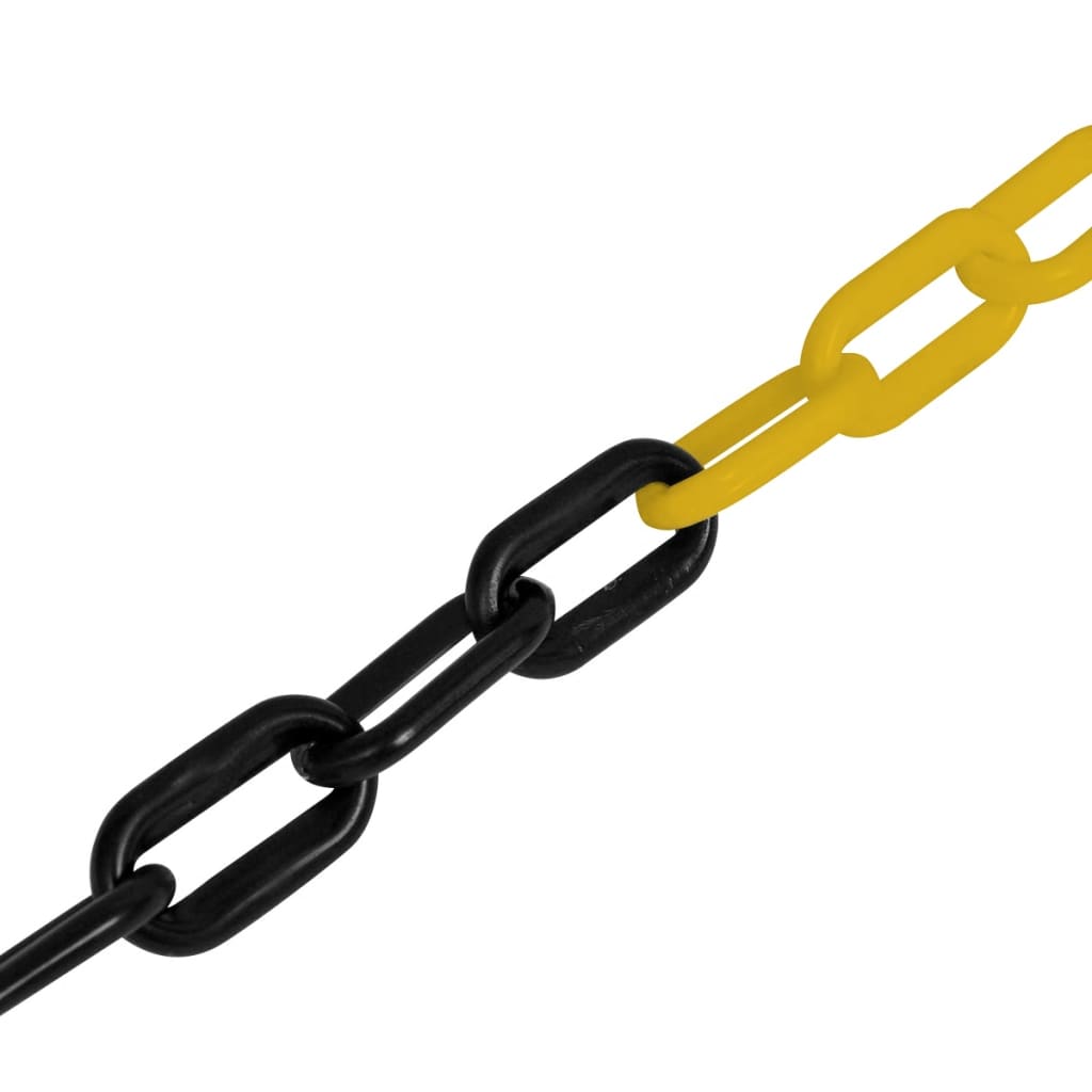 vidaXL Safety Chain 30 m Plastic Red and White