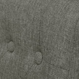 vidaXL Dining Chairs 2 pcs fabric light grey