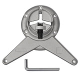 Tafelpoten in hoogte verstelbaar chroom 710 mm 4 st