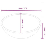 vidaXL Wash Basin White 28x28x10 cm Ceramic