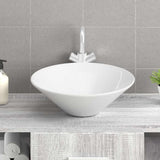 vidaXL Wash Basins 2 pcs 42x42x14 cm ceramic white