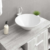 vidaXL Wash Basins 2 pcs 42x42x14 cm ceramic white