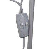 vidaXL Floor Lamp grey