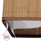 vidaXL Rectangular Laundry Basket Bamboo Natural