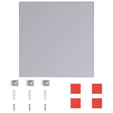 vidaXL Spiegeltegels frameloos 8 st 20,5 cm glas