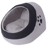 vidaXL Cat Basket M grey and black