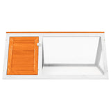 vidaXL Rabbit Hutch Wood