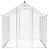 vidaXL Aviary 178x242x192 cm aluminium