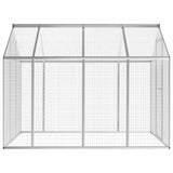 vidaXL Aviary 178x242x192 cm aluminium