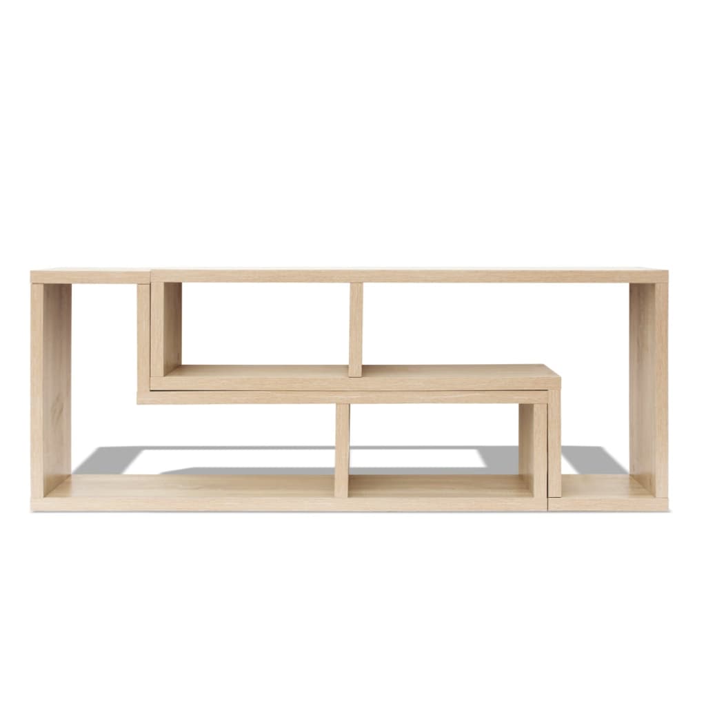 vidaXL TV Cabinet Double L-shaped Oak